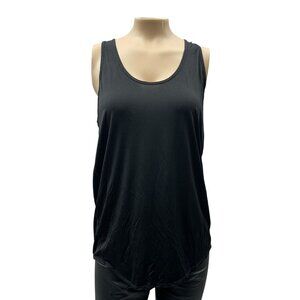 Lululemon Racerback Tank Top Scoopneck Yoga Activewear Workout Black Womens S‎